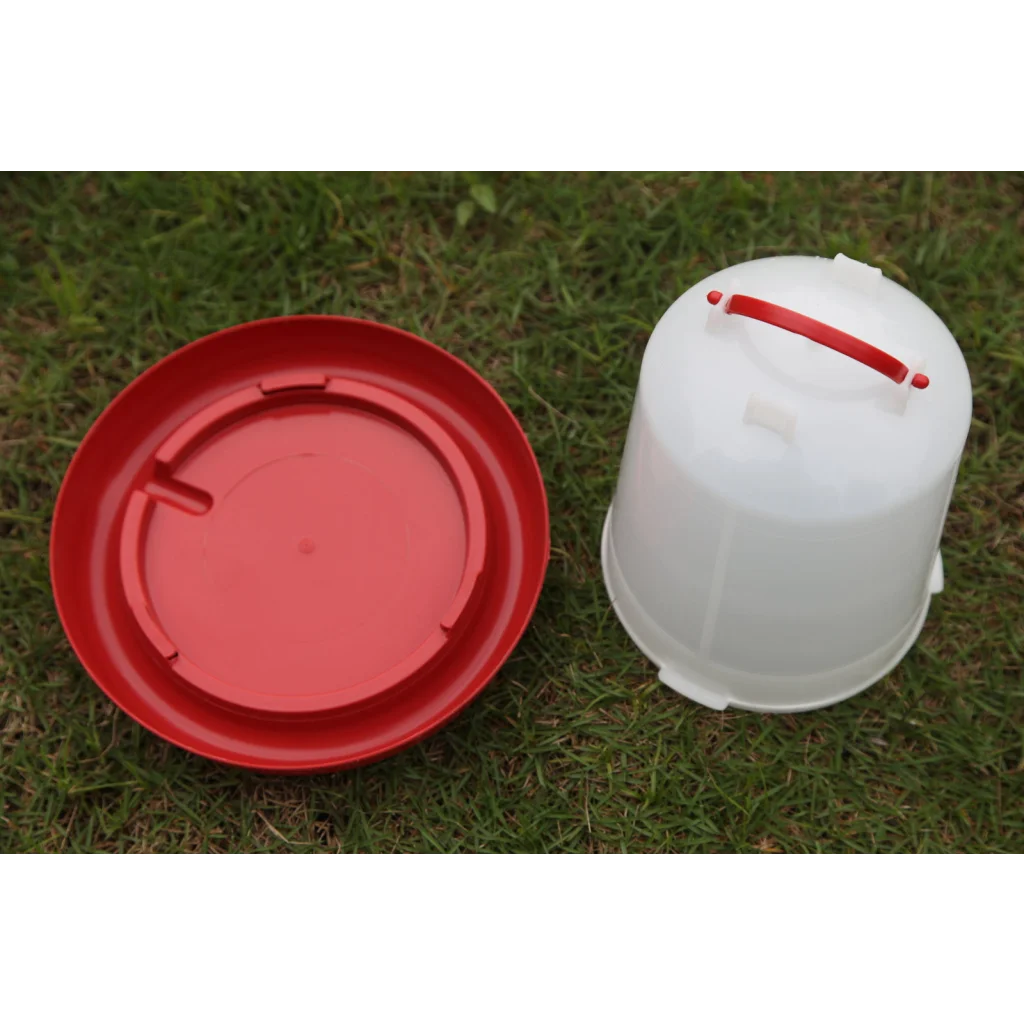 Farm Poultry Bird Chicken Water Drinker 3L & 3kg Food Grain