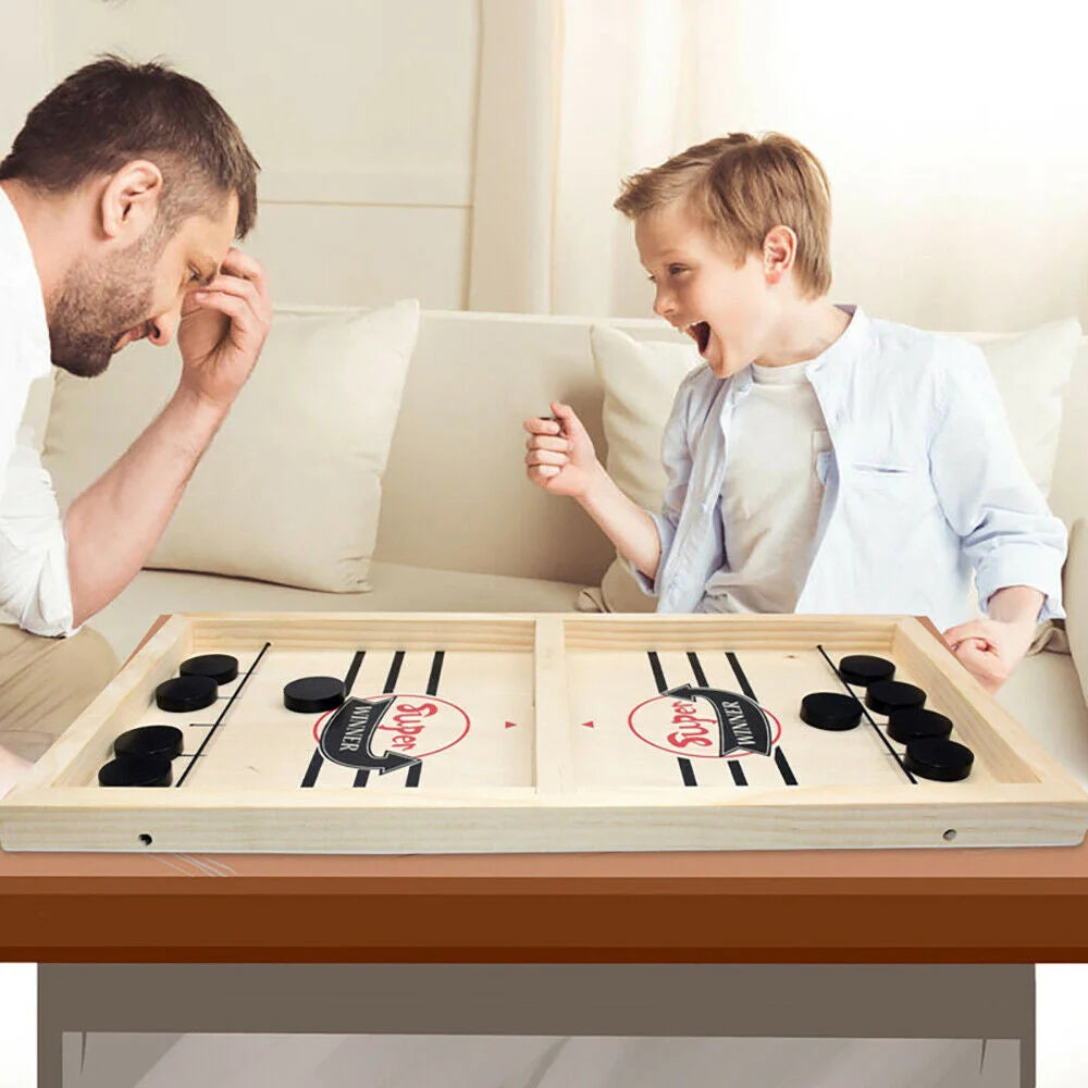 Fast Sling Puck Paced SlingPuck Winner Board Game Family