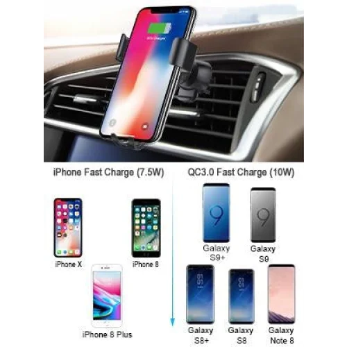 Fast Wireless Charging Car Mount Phone Holder CHOETECH