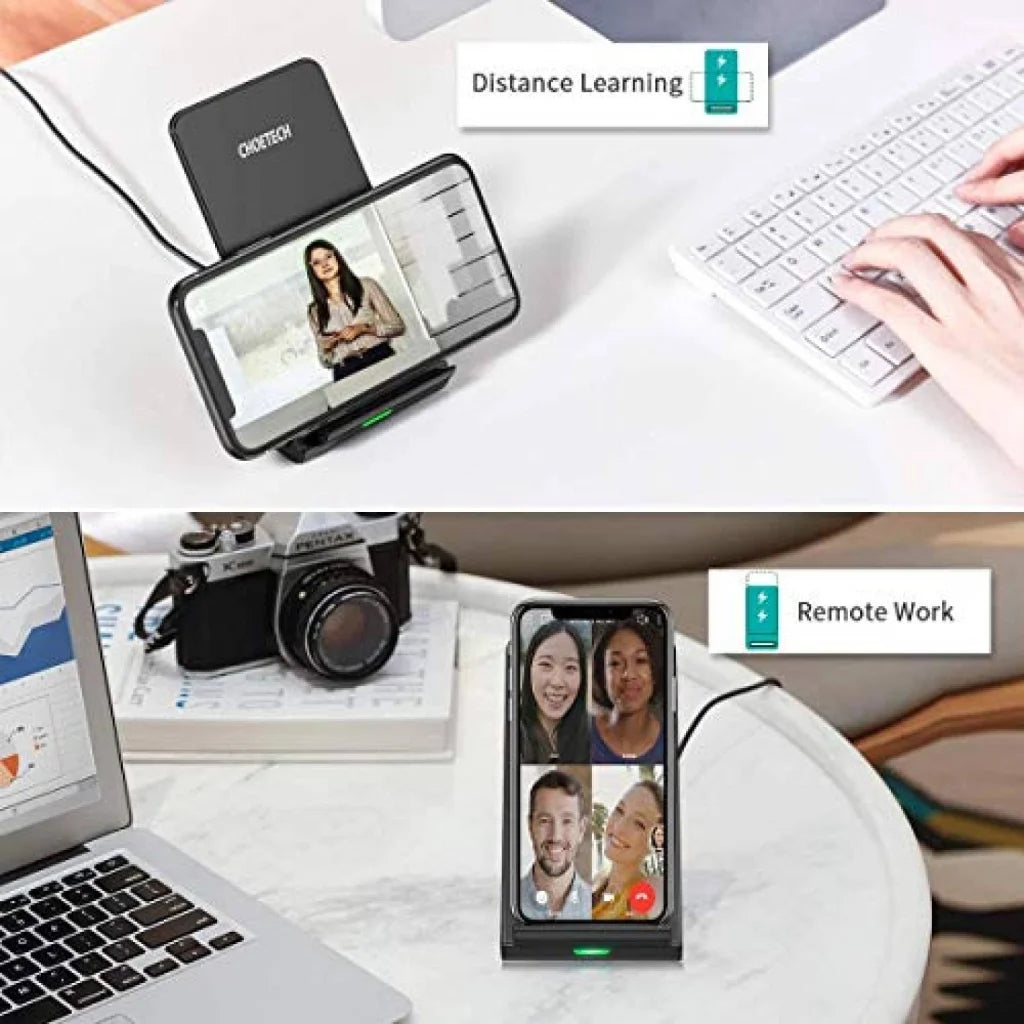 Fast Wireless Charging Stand & Pad Qi 10W/7.5W CHOETECH