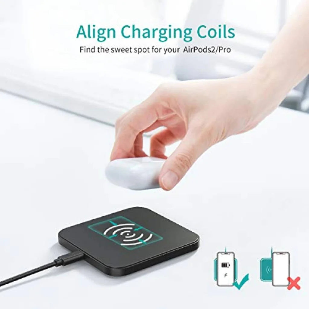 Fast Wireless Charging Stand & Pad Qi 10W/7.5W CHOETECH