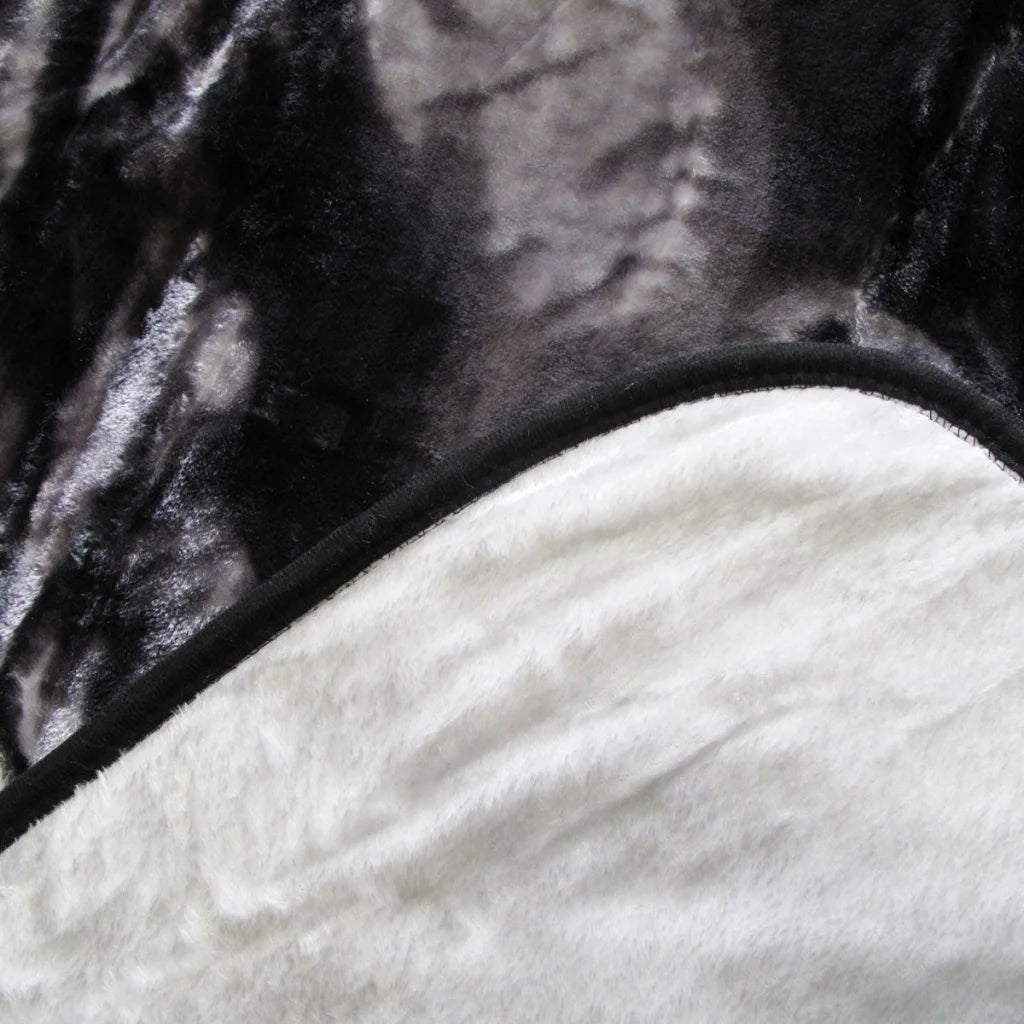 Faux Mink Blanket 375gsm 1 Ply 3D Print Queen 200x240cm