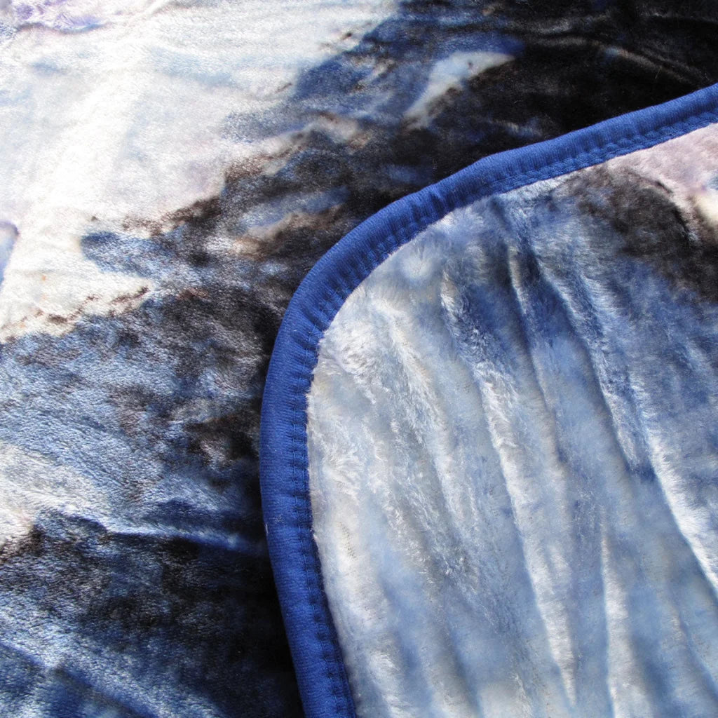 Faux Mink Blanket 375gsm 1 Ply 3D Print Queen 200x240cm