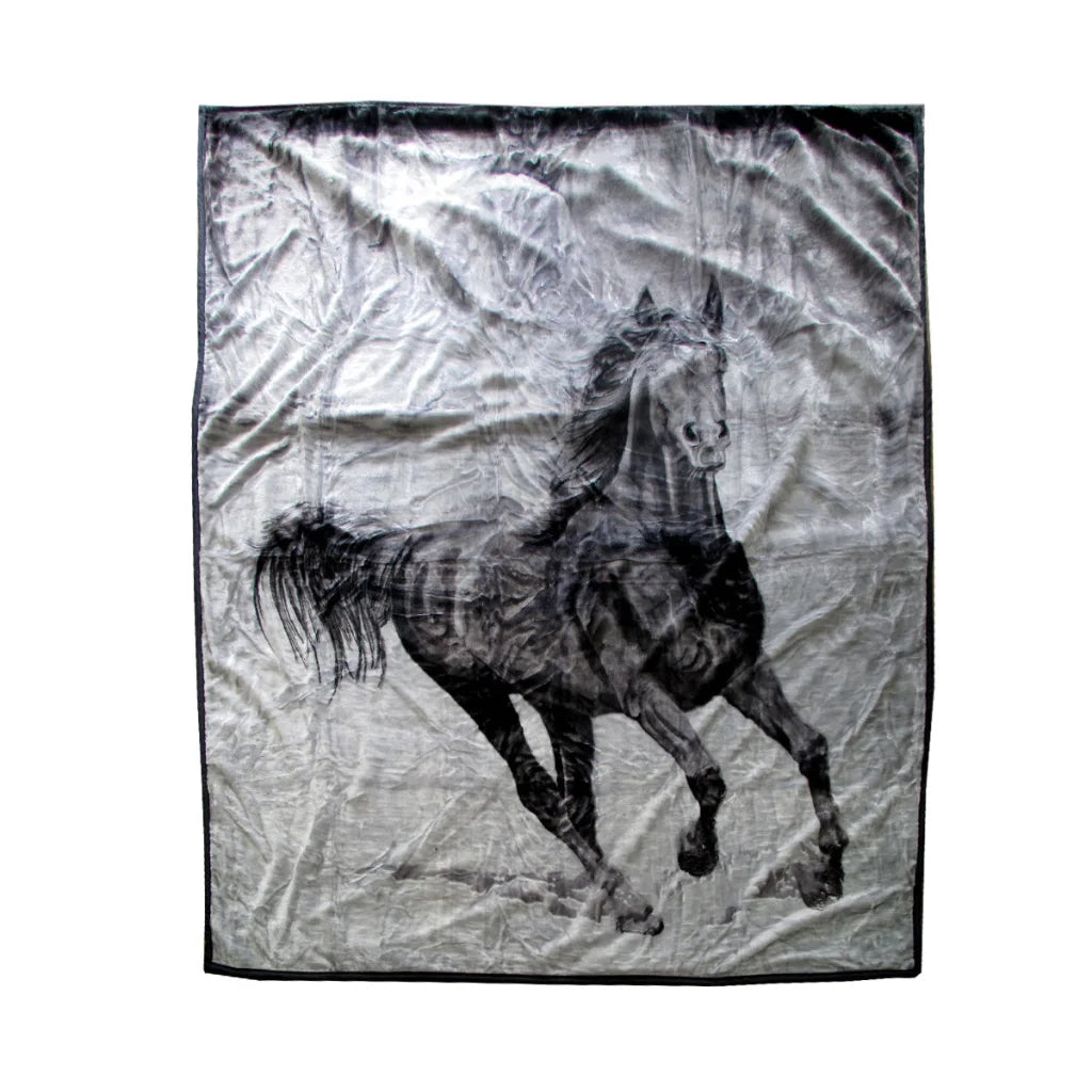 Faux Mink Blanket 675gsm 2 Ply 3D Print Queen 200x240cm