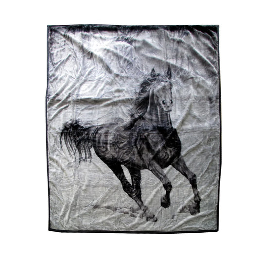 Faux Mink Blanket 675gsm 2 Ply 3D Print Queen 200x240cm