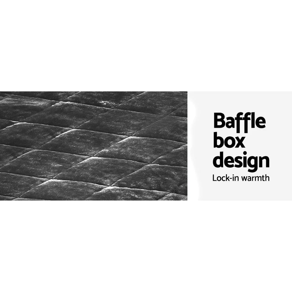 Faux Mink Quilt Comforter Throw Blanket Doona Bedding