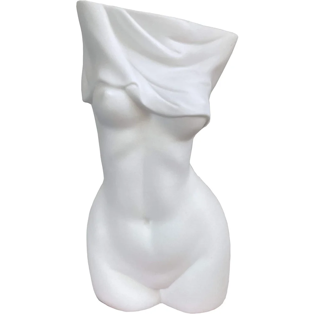 Feminine Body Vase Ceramic Home Decor - Home & Garden >
