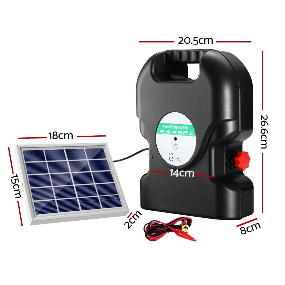 Fence Energiser Solar Powered 20KM 1