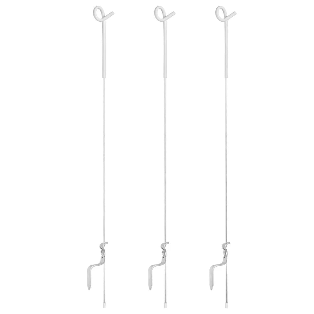 Fence Pigtail Posts Set of 20 Steel Tape Fencing - Pet Care