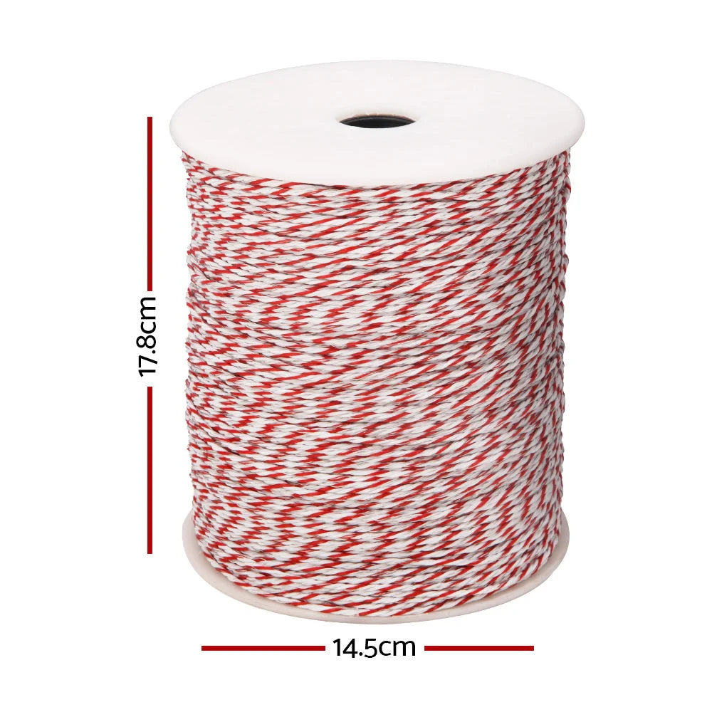 Fence Wire 500M Fencing Roll Energiser Poly Stainless Steel