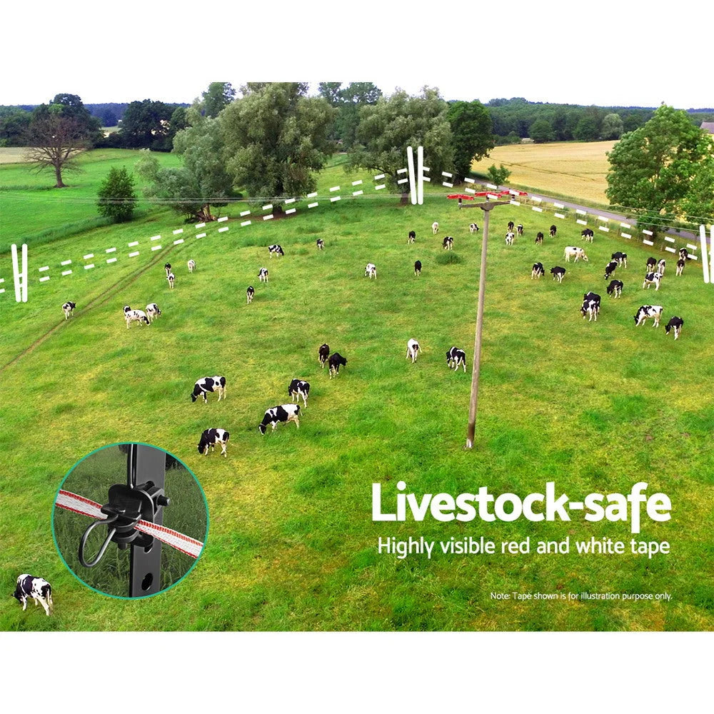 Fence Wire Tape 1200M Poly Stainless Steel Temporary