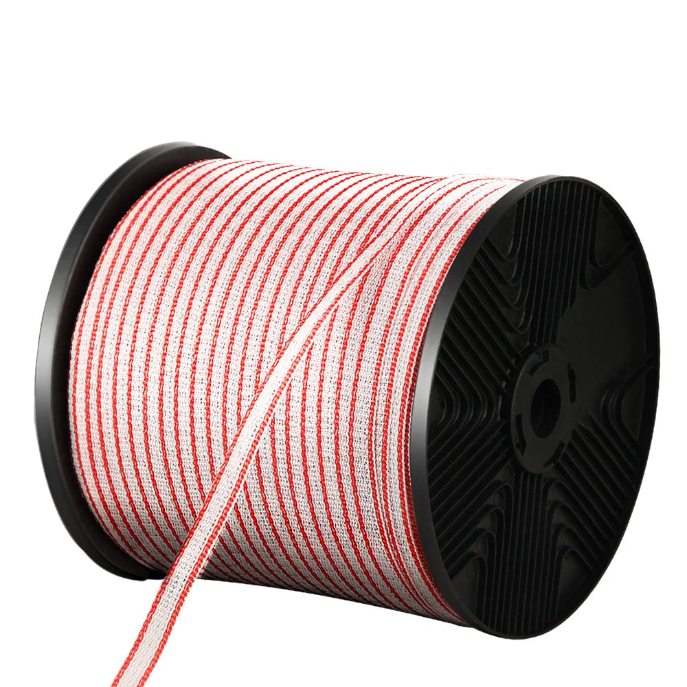 Fence Wire Tape Fencing Roll Energiser Poly Stainless Steel