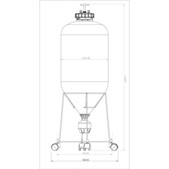 Fermenter King Uni Tank 60L Fermenter