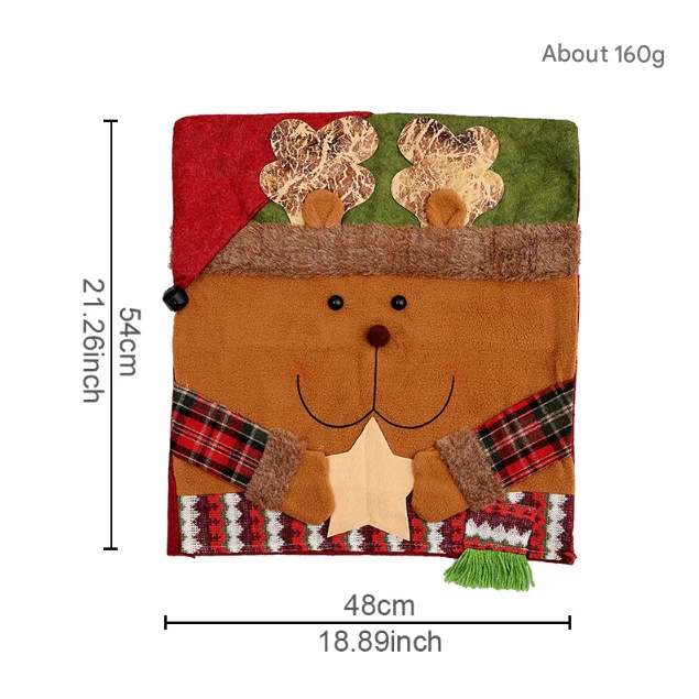 Festive Christmas Dining Chair Covers | Santa Snowman &