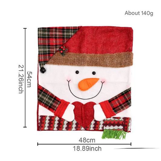 Festive Christmas Dining Chair Covers | Santa Snowman &