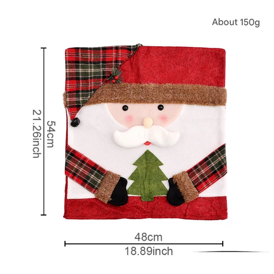 Festive Christmas Dining Chair Covers | Santa Snowman &