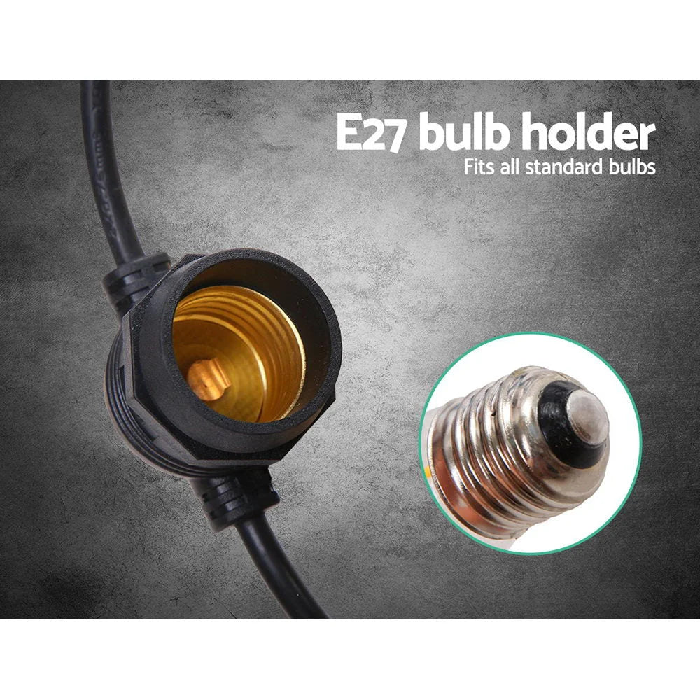 Festoon String Lights 65m Christmas Bulbs Party Wedding