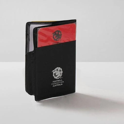 FFA Soccer Referee Cards Wallet Football Australia Endorsed