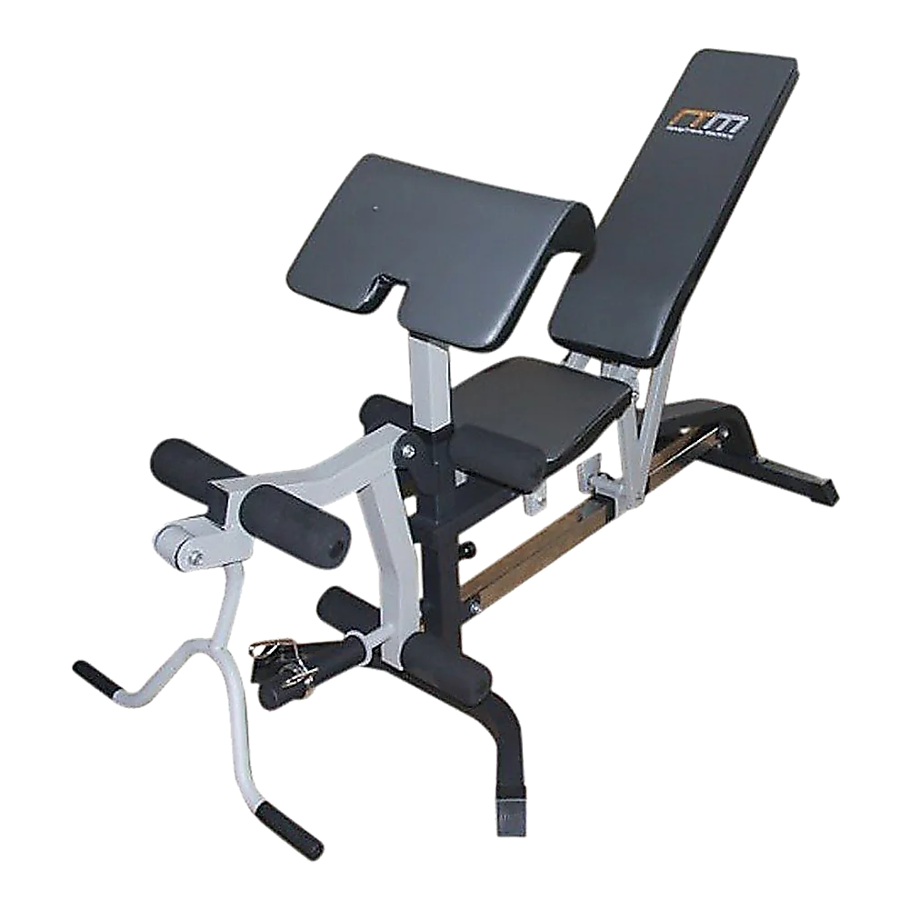 FID Flat Incline Decline Bench Press with Leg Extension