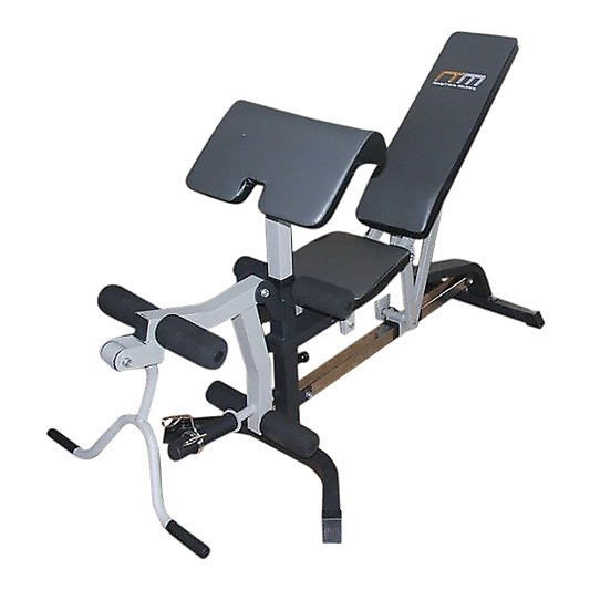 FID Flat Incline Decline Bench Press with Leg Extension