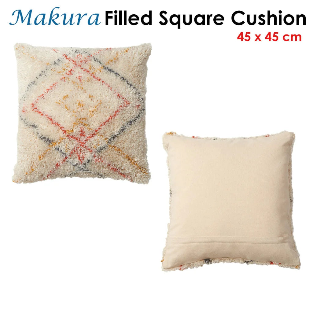 Filled Cushion Accessorize Makura Square - Home & Garden