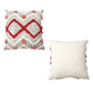 Filled Square Cushion Accessorize Ronan White Red - Home &
