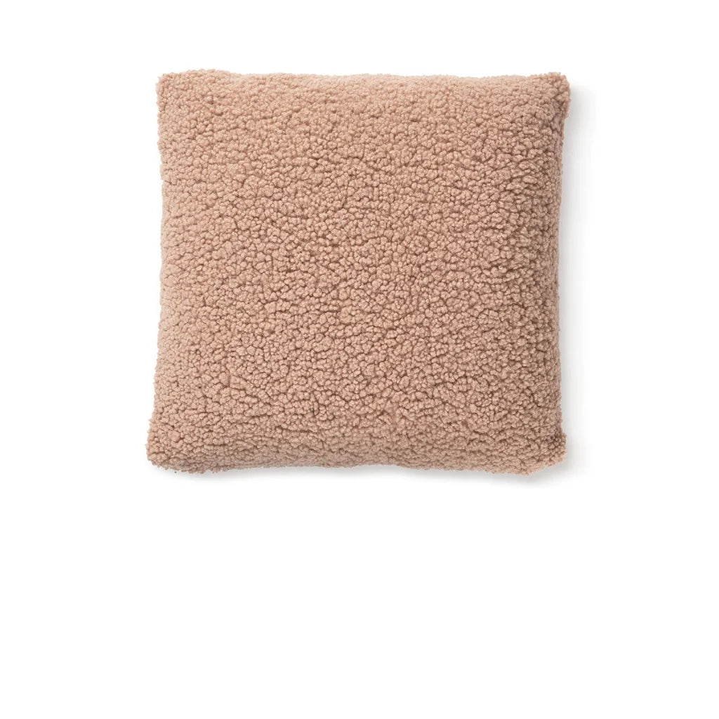 Filled Square Cushion Bedding House Sherpa - Ochre - Home &