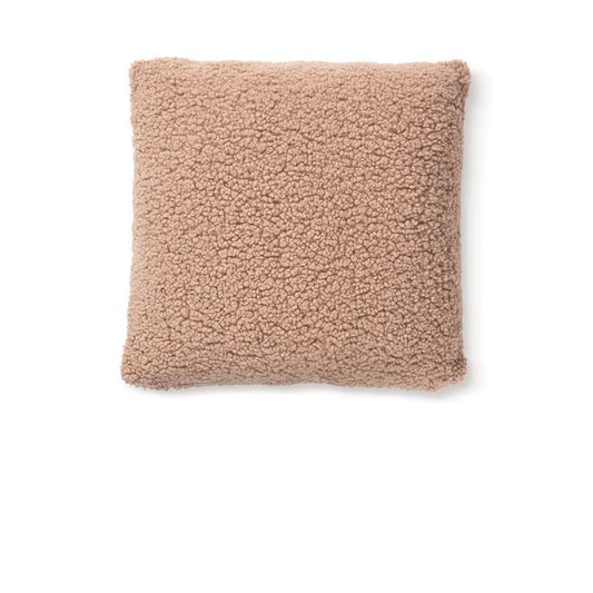 Filled Square Cushion Bedding House Sherpa - Ochre - Home &