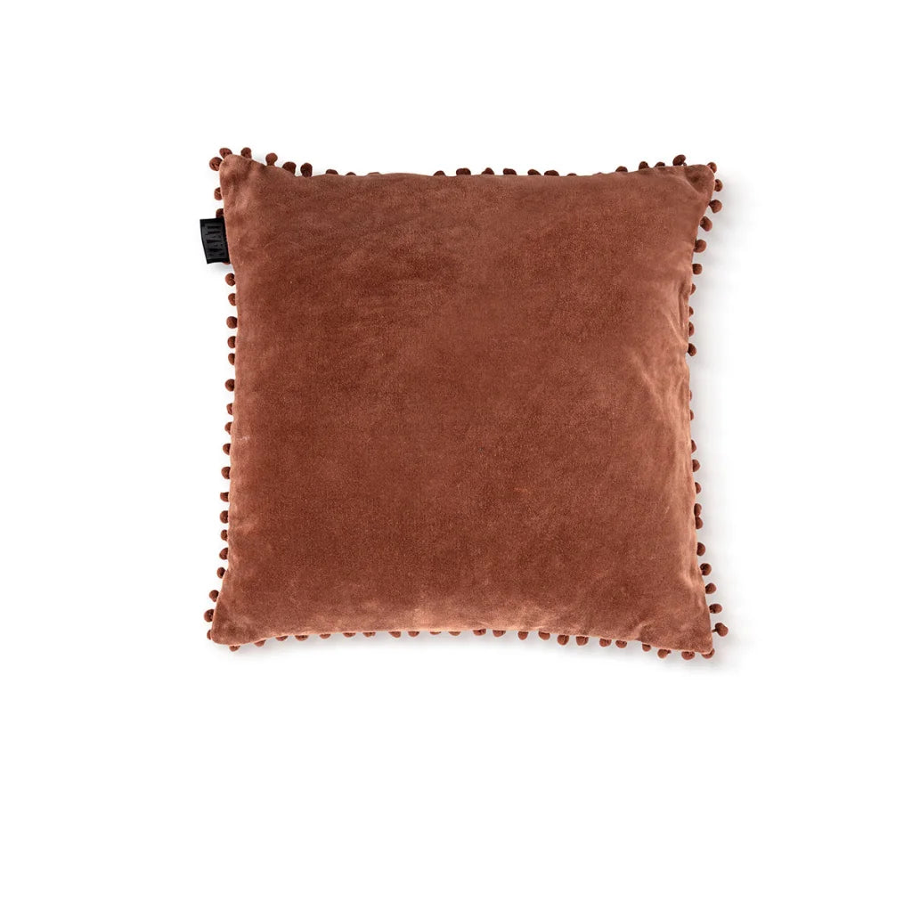 Filled Square Cushion Bedding House Svenja - Terracotta
