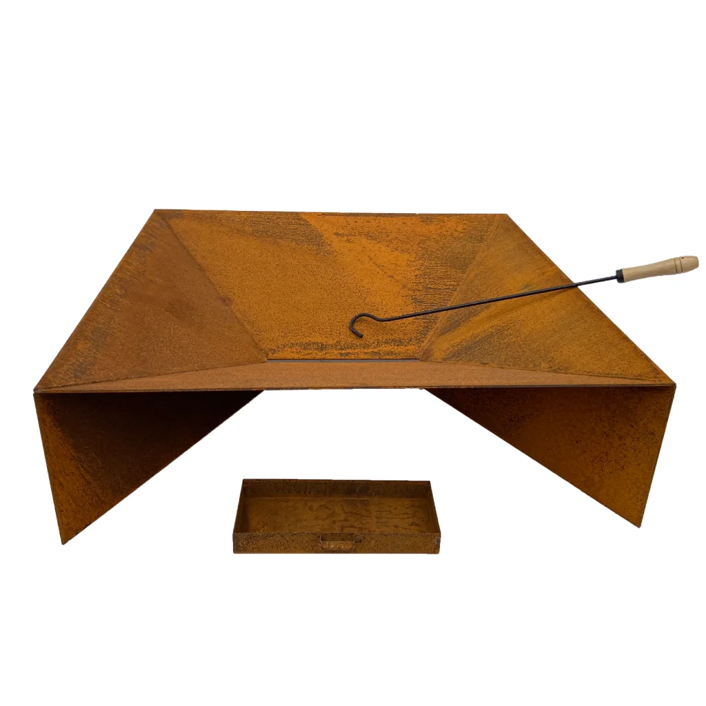 Firepit with Ash Tray 0.11’’ Mild Steel