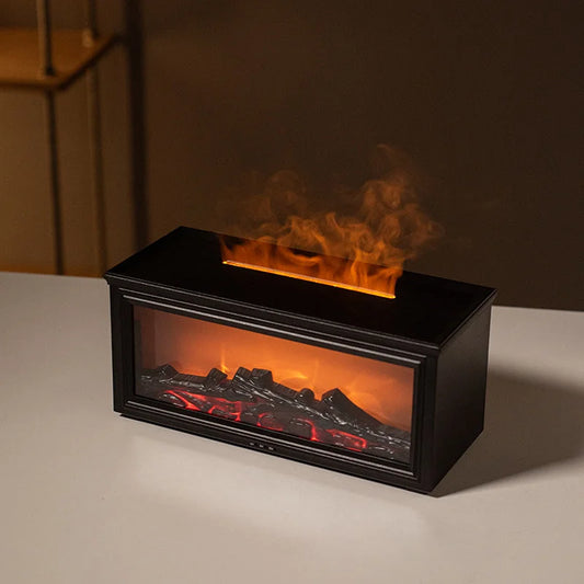 Fireplace Flame Effect Aroma Diffuser & Humidifier