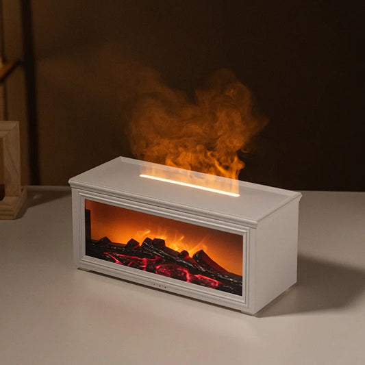 Fireplace Flame Effect Aroma Diffuser & Humidifier