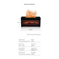 Fireplace Flame Effect Aroma Diffuser & Humidifier