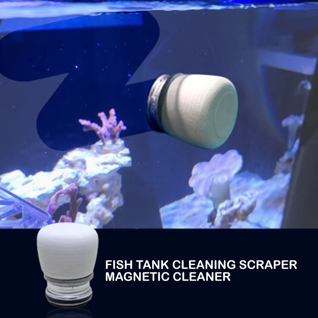 Fish Tank Corner Moss Magnet Scraper Glass Algae Cleaner