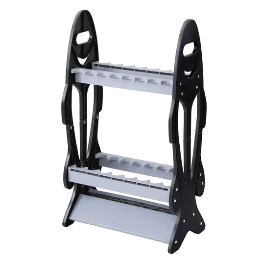 Fishing Rod Holder 16 Storage Rack Pole Stand