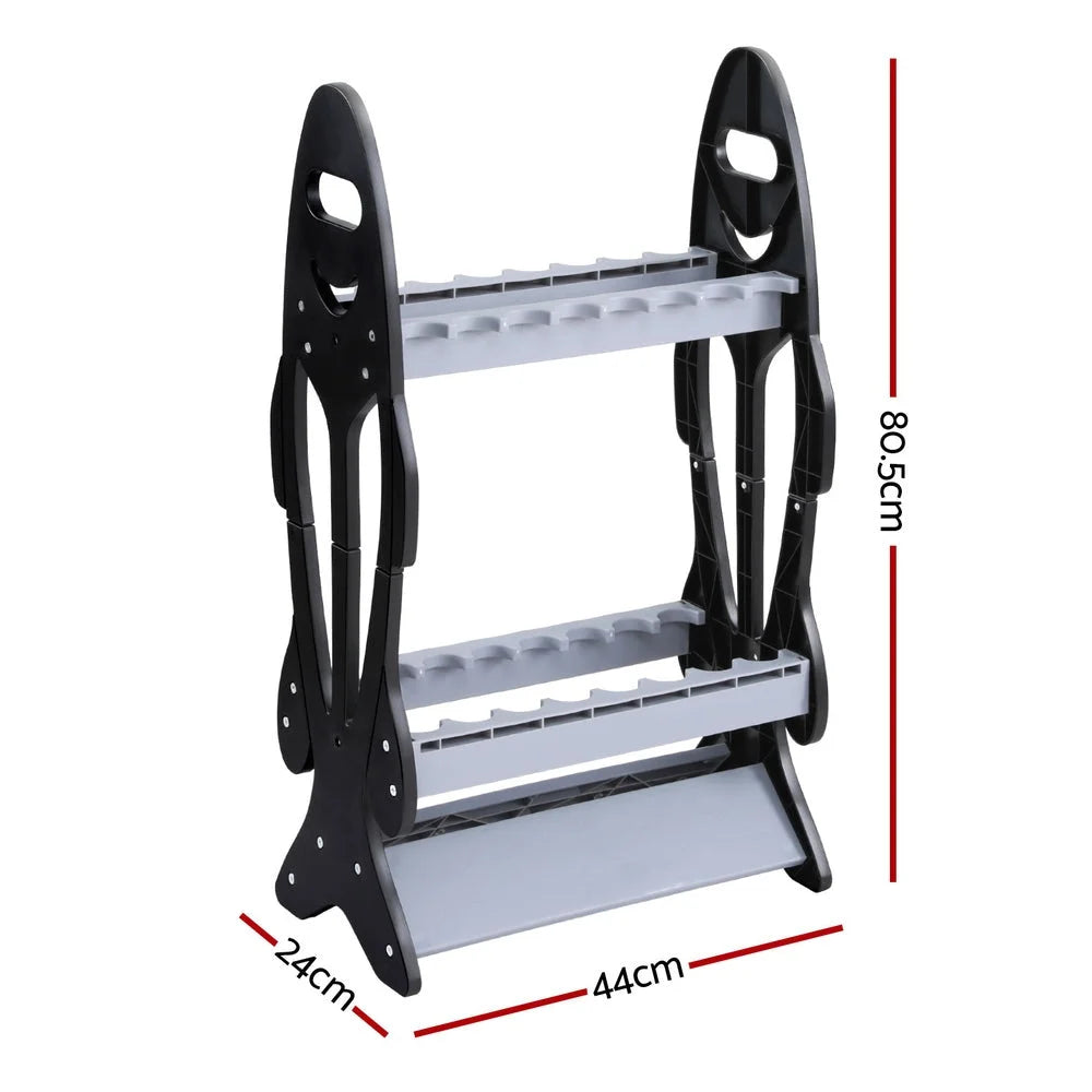 Fishing Rod Holder 16 Storage Rack