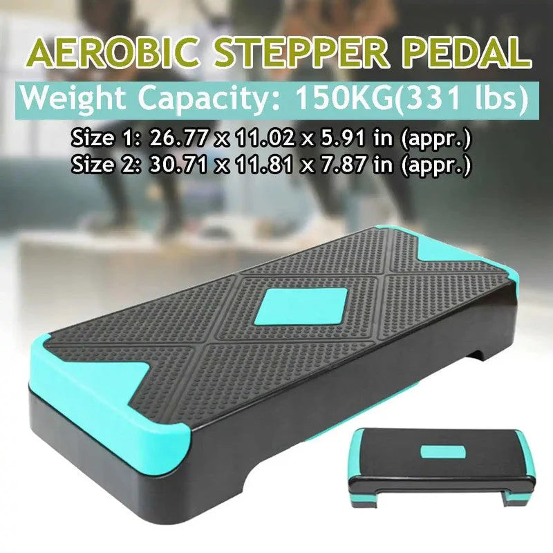 Fitness Aerobic Step Adjustable Non-Slip Cardio - 150KG