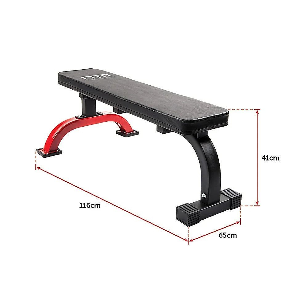 Fitness Flat Bench Weight Press Gym Home Strength Training