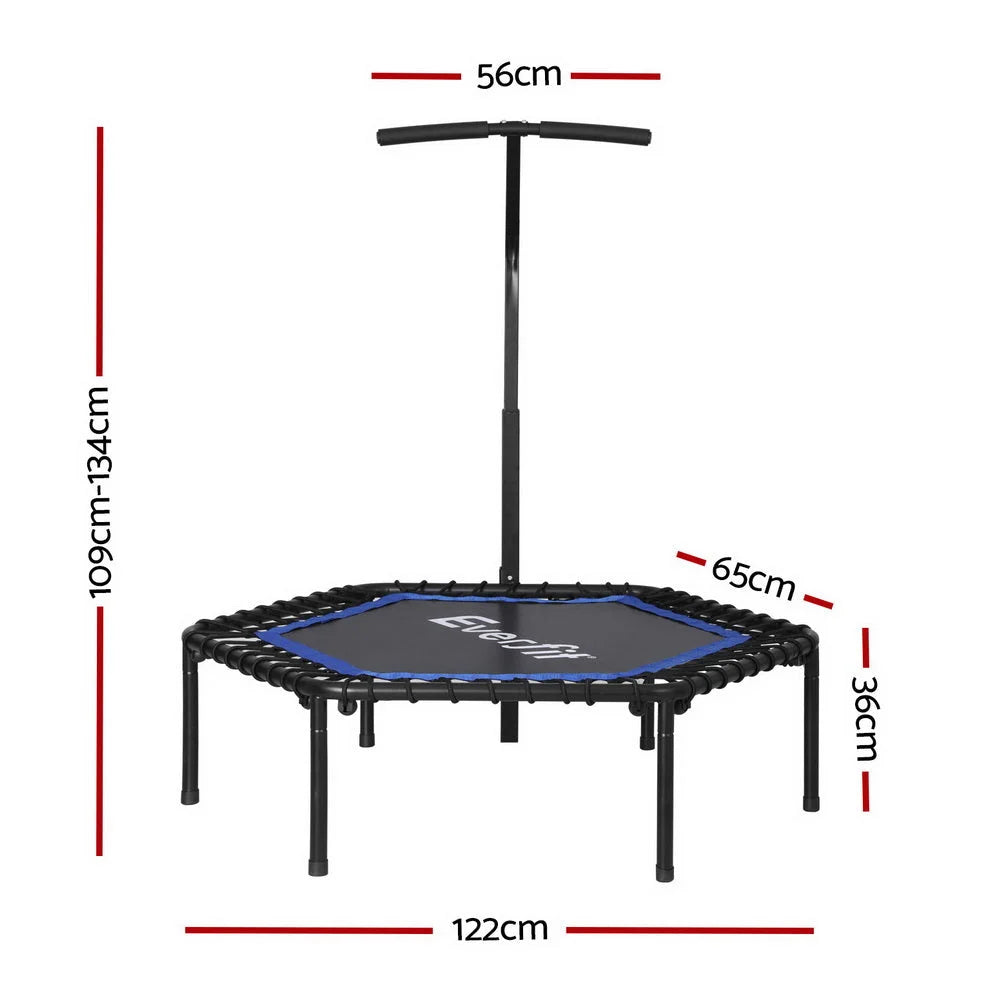 Fitness Trampoline 48inch Hexagon Rebounder with Adjustable