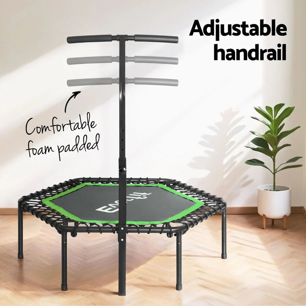 Fitness Trampoline 48inch Hexagon Rebounder with Adjustable