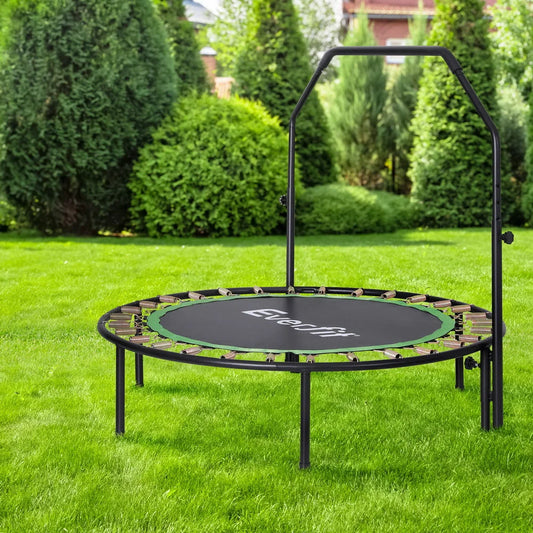 Fitness Trampoline 48inch Round Rebounder with Adjustable