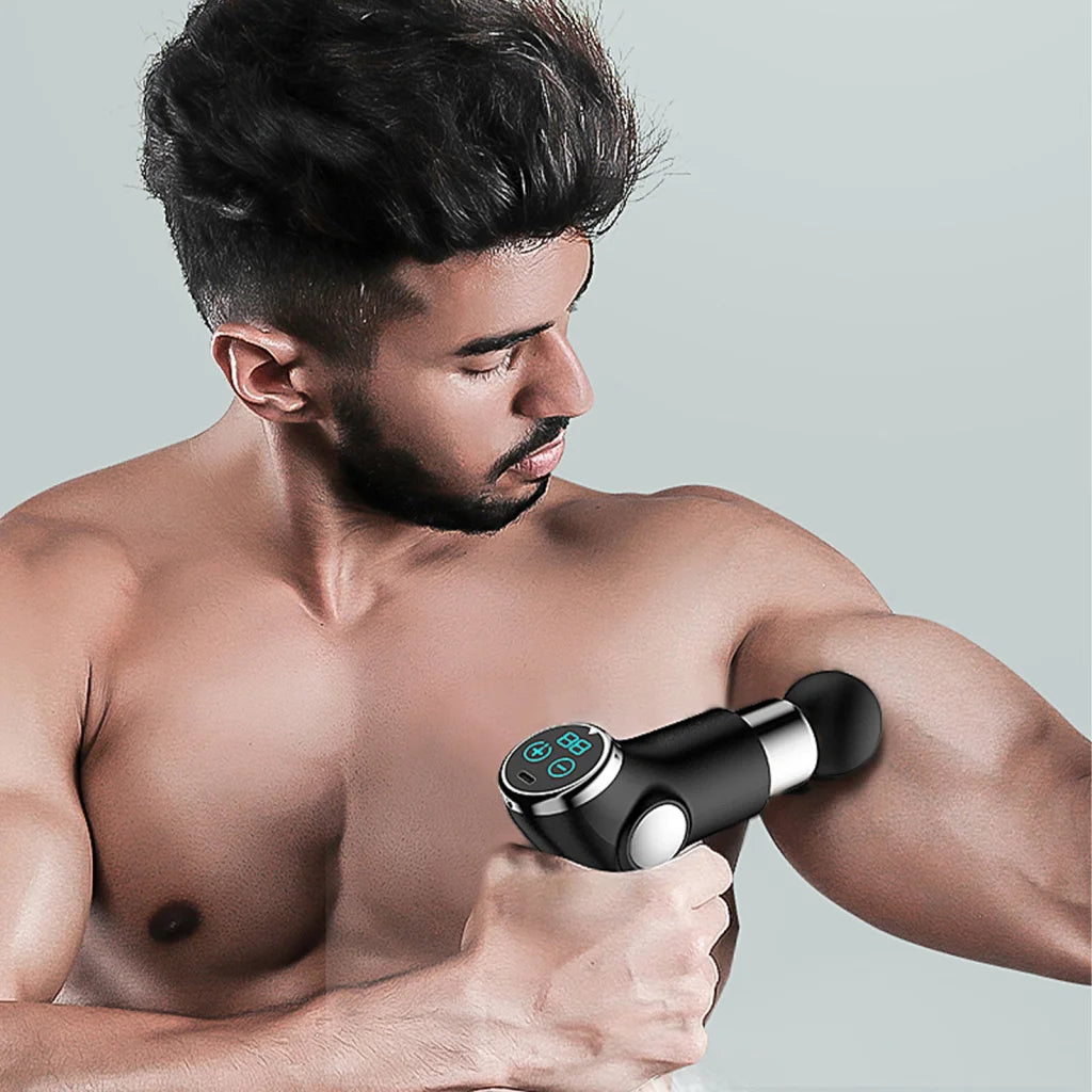 FitSmart LCD Display Mini Vibration Therapy Massage Device