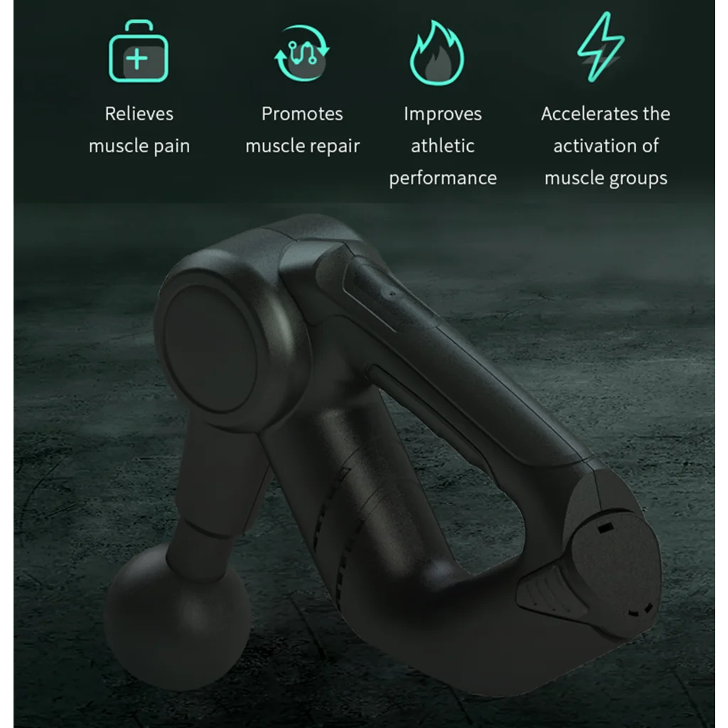 FitSmart Pro Vibration Therapy Massage Device Black