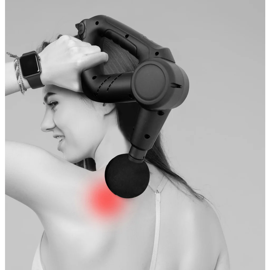 FitSmart Pro Vibration Therapy Massage Device Black