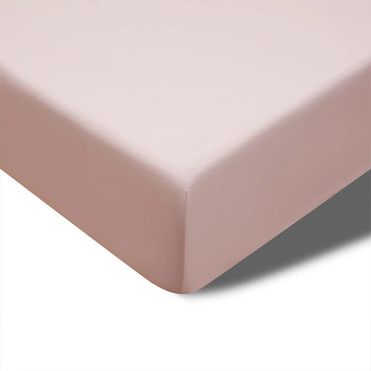 Fitted Sheet Double 400TC Blush Bamboo Cotton 40cm Wall