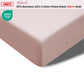 Fitted Sheet Queen 400TC Blush Bamboo Cotton 40cm Wall