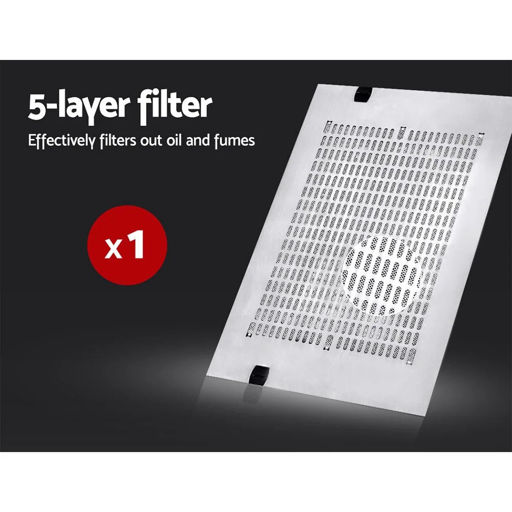 Fixed Range Hood Stainless Steel Kitchen Canopy 60cm 600mm