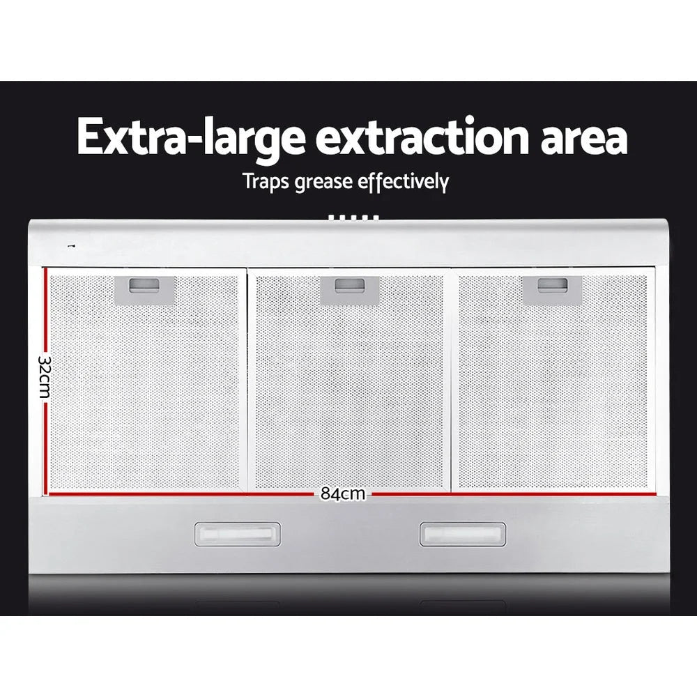 Fixed Range Hood Stainless Steel Kitchen Canopy 90cm 900mm