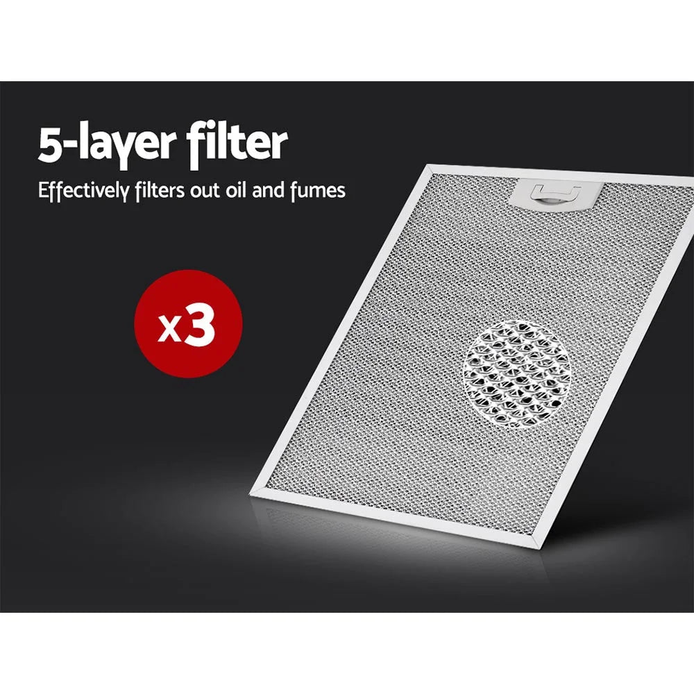 Fixed Range Hood Stainless Steel Kitchen Canopy 90cm 900mm