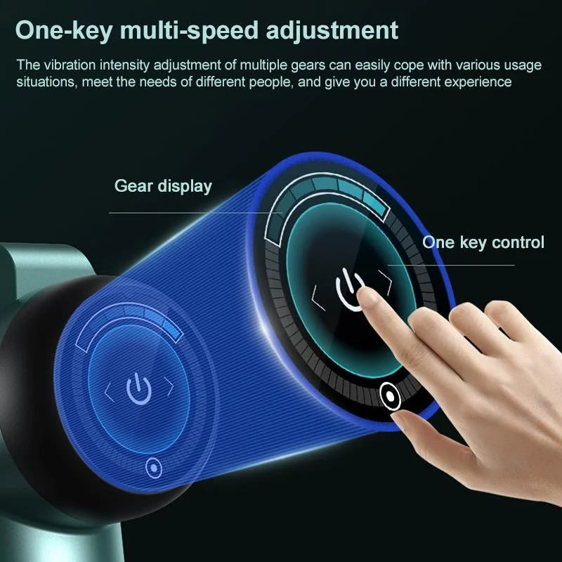 Flagship Upgrade 6-Gear Fascia Massage Gun For Muscle
